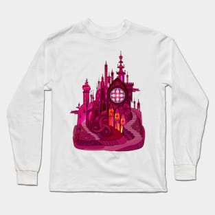 Fantasy fairy tale medieval gothic castle Long Sleeve T-Shirt